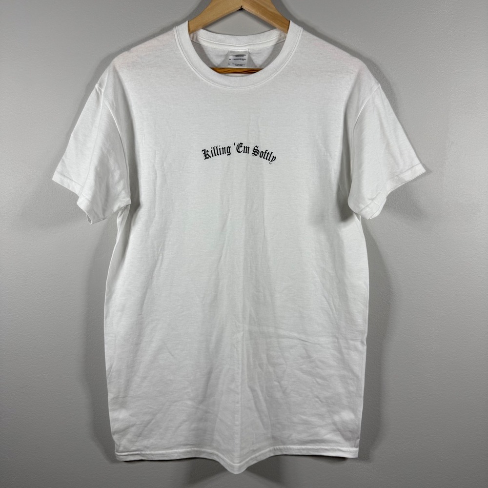 Killing 'Em Softly Graphic T-Shirt White Medium
